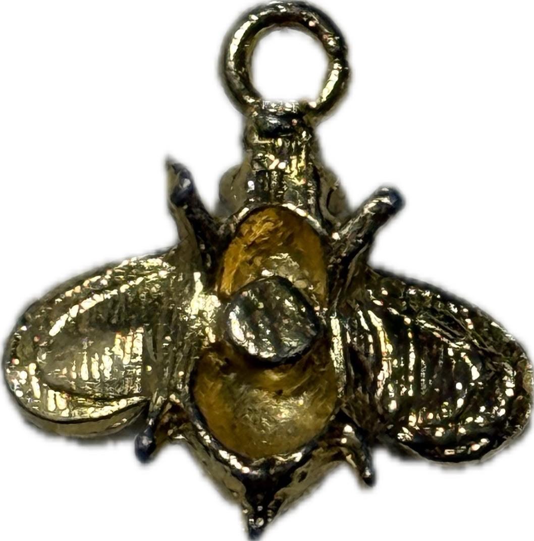 Gold Bee/Wasp Pendant Costume Jewellery